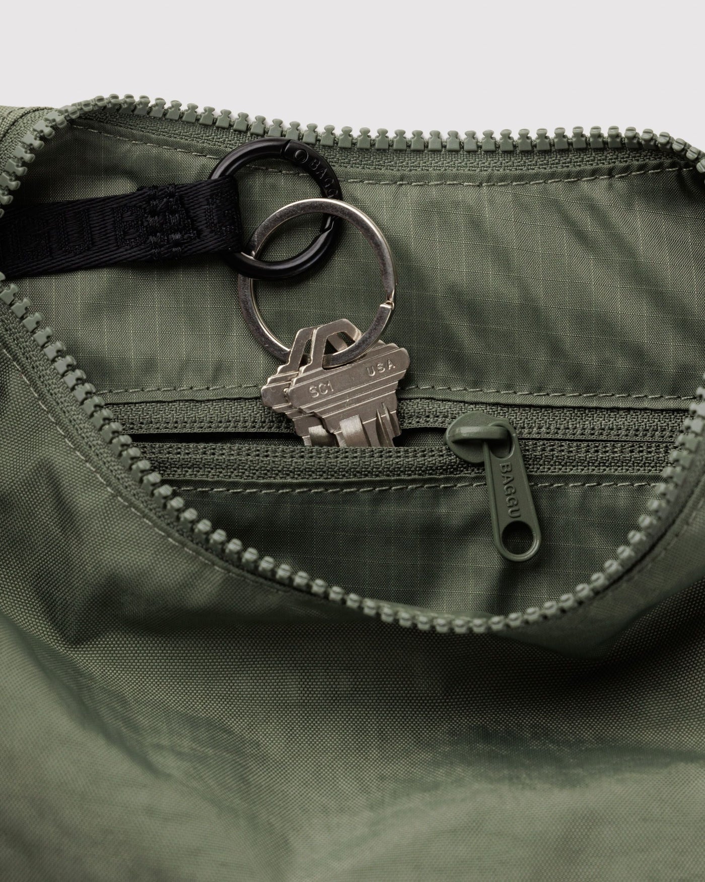Small Nylon Crescent Bag R3