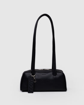 Small Recycled Leather Bowler Bag Z4