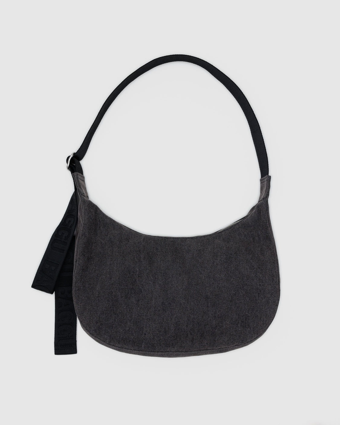 Medium Denim Crescent Bag X0