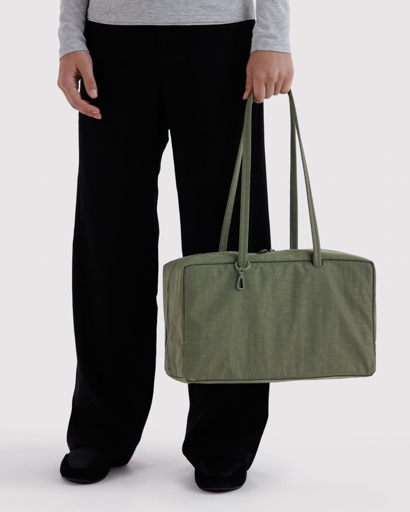 Medium Nylon Bowler Bag I2