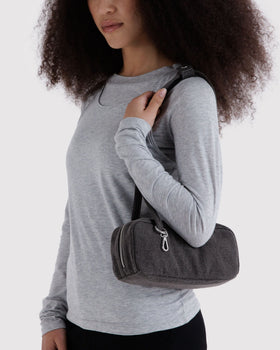 Small Denim Bowler Bag K3