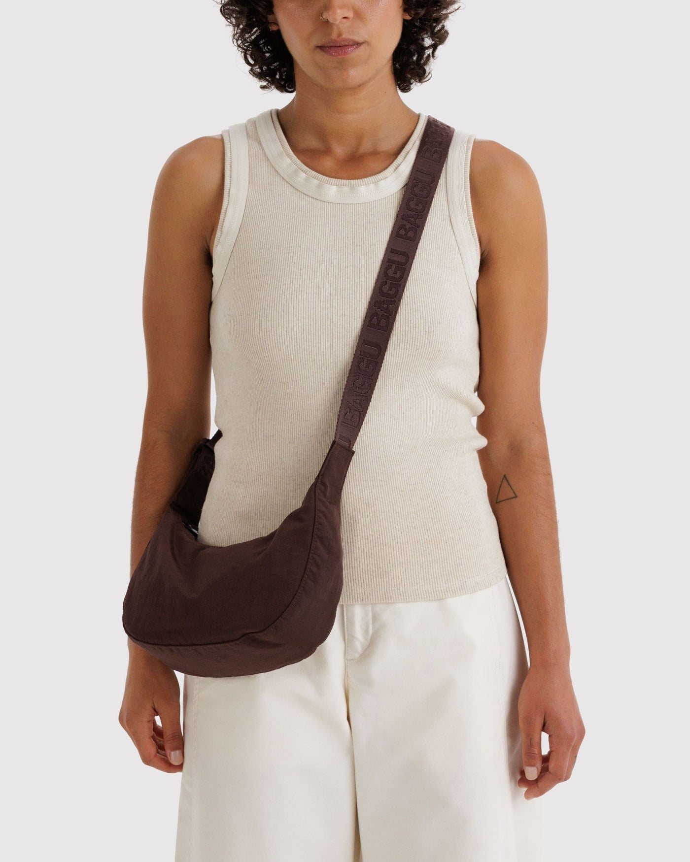 Small Nylon Crescent Bag R3
