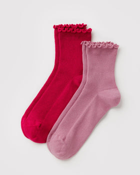 Lettuce Edge Sock Set of 2 N9
