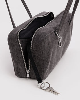 Denim Bowler Bag A3