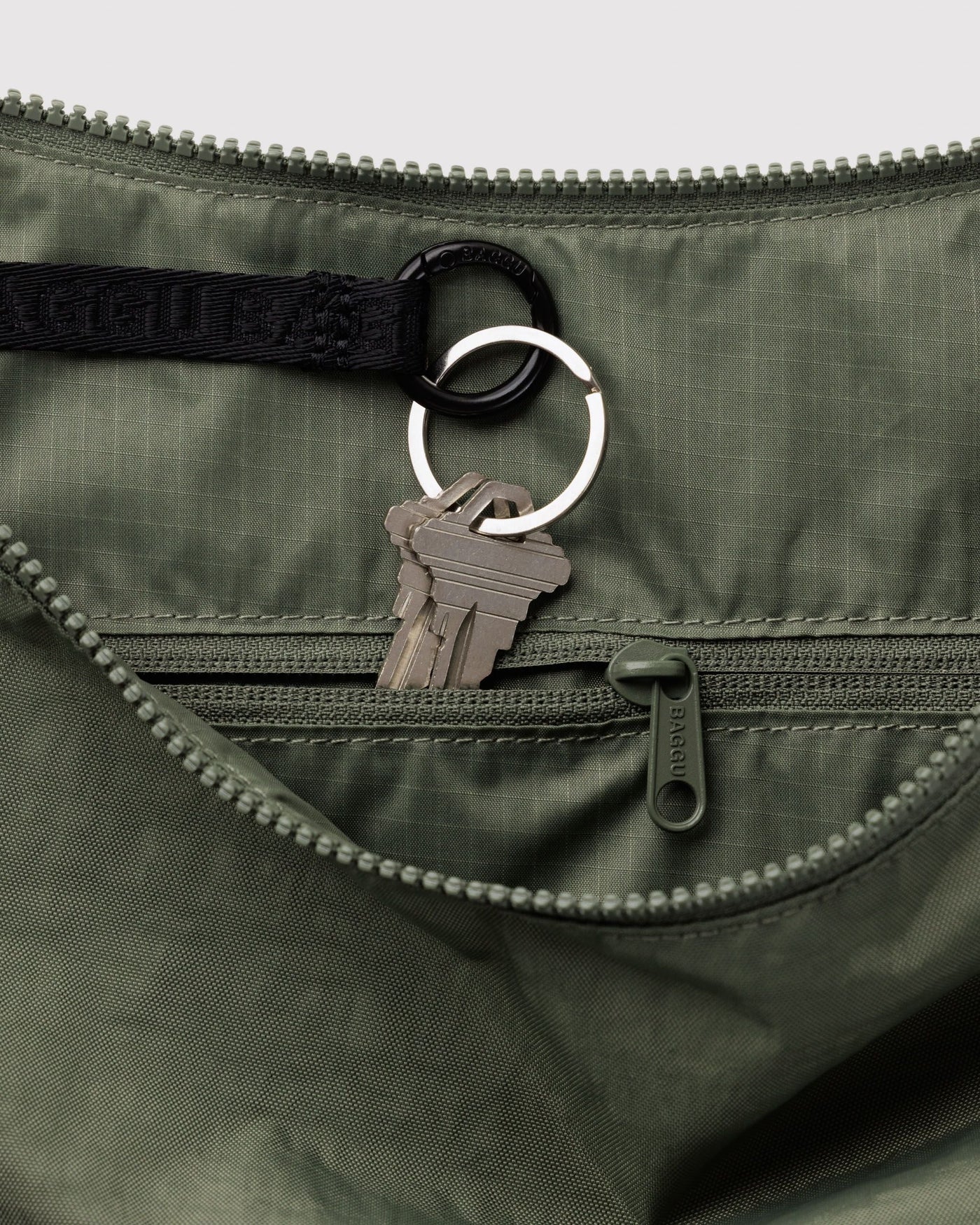 Large Nylon Crescent Bag C2