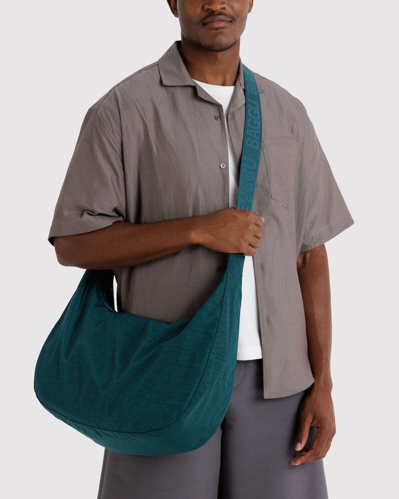 Large Nylon Crescent Bag C2