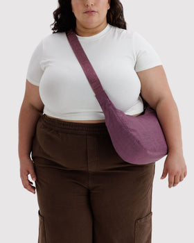 Medium Nylon Crescent Bag D0