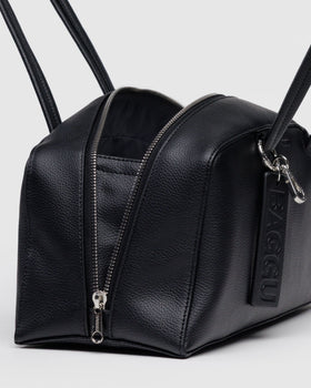 Recycled Leather Bowler Bag E0