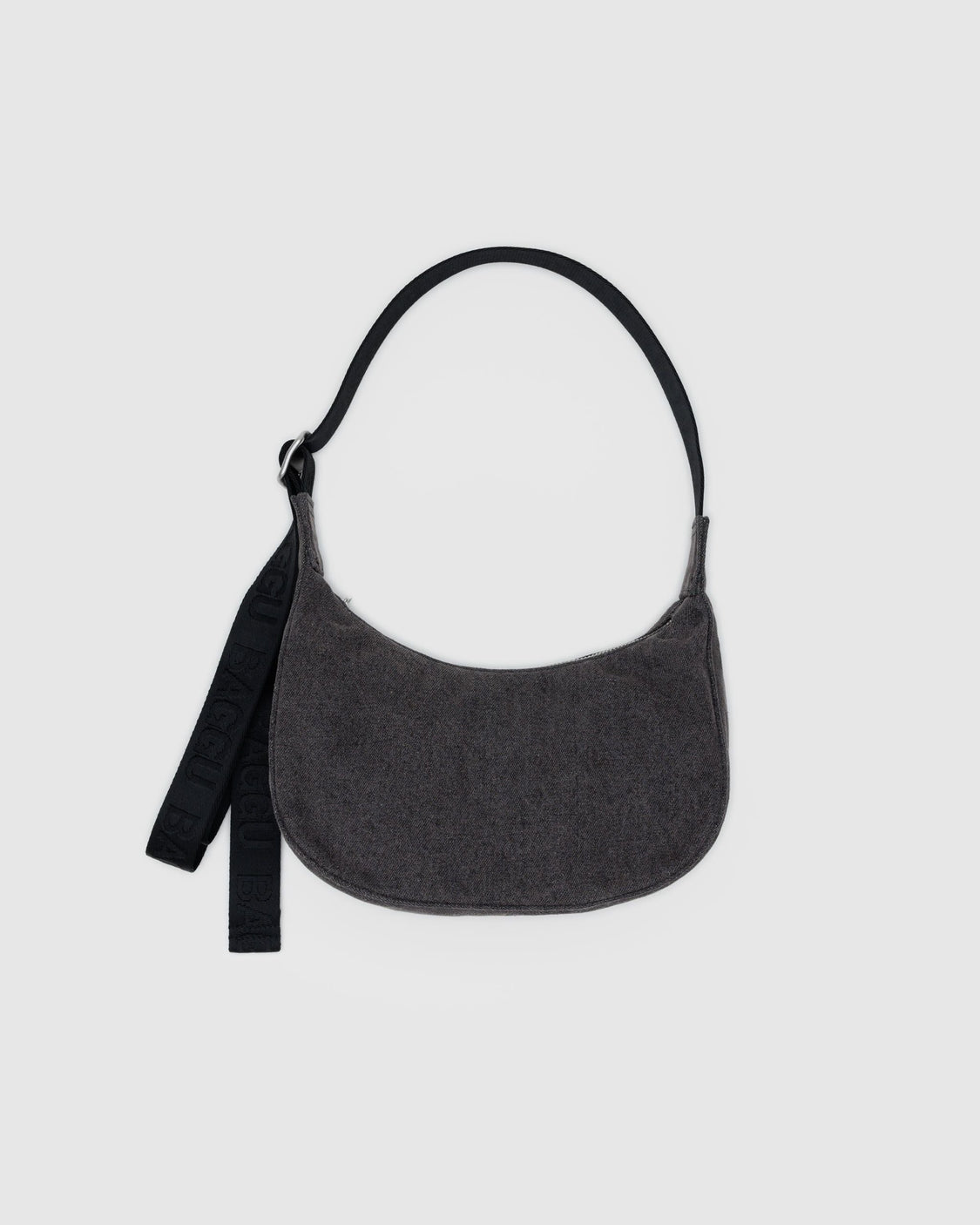 Small Denim Crescent Bag H8
