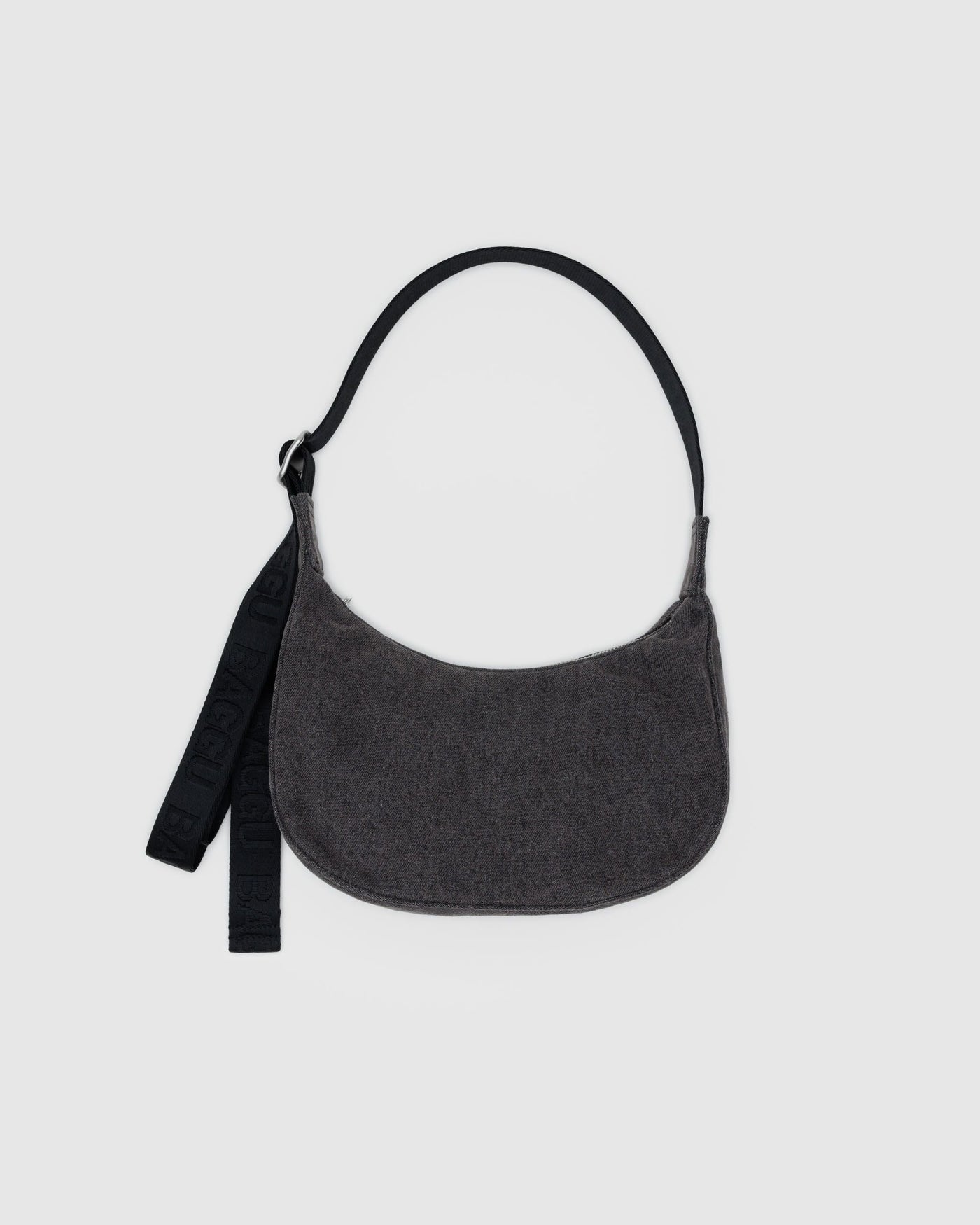 Small Denim Crescent Bag H8