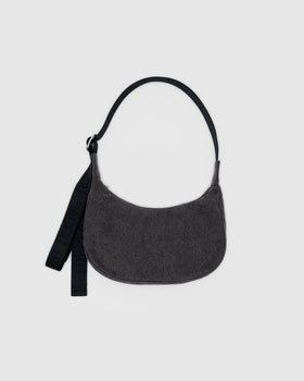 Small Denim Crescent Bag H8