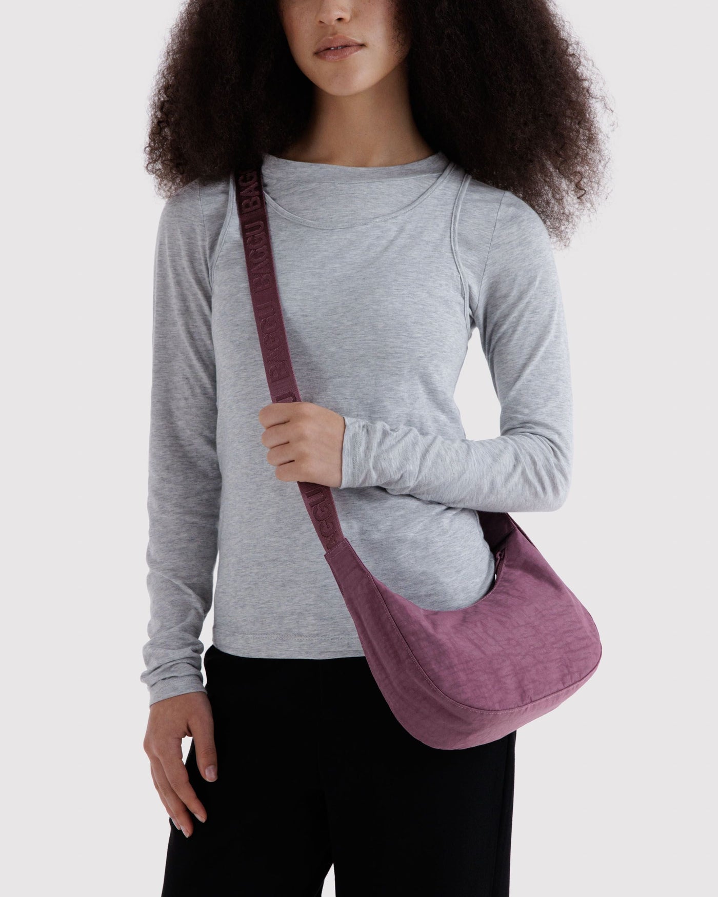 Small Nylon Crescent Bag R3