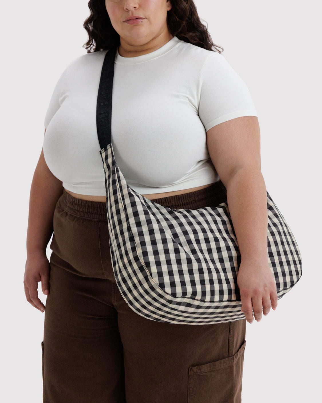 Large Nylon Crescent Bag C2
