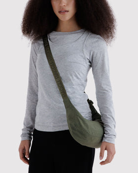 Small Nylon Crescent Bag R3