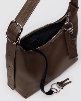 Mini Recycled Leather Shoulder Bag E9