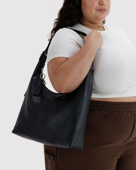 Recycled Leather Shoulder Bag T4