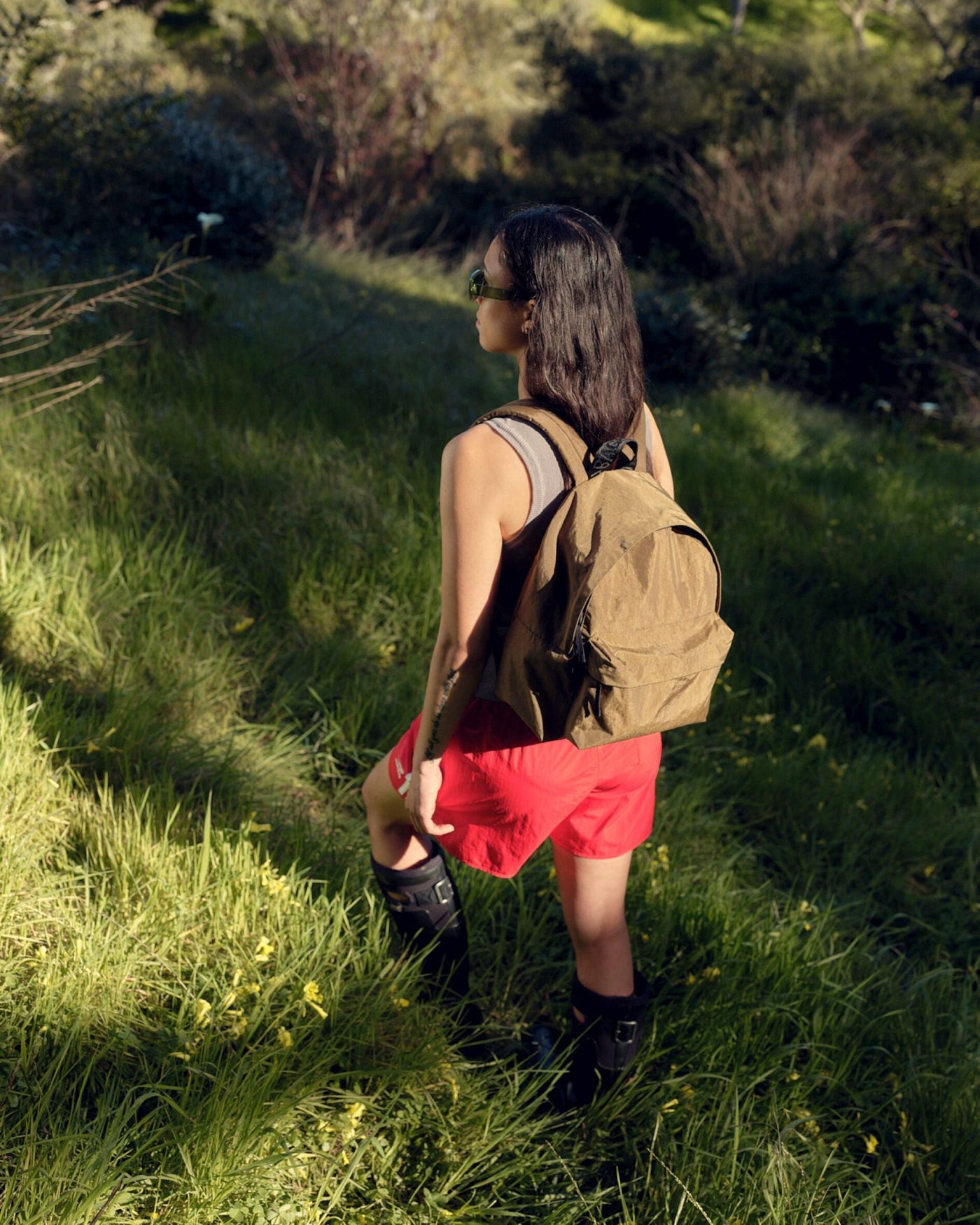 Medium Nylon Backpack D3